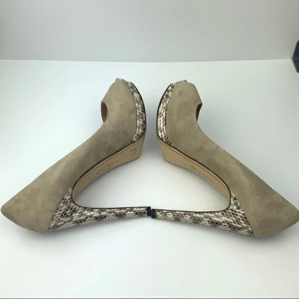 Joan & David heels 9 Dadelsa4 suede platforms